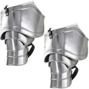 Medieval Shoulder Pauldron Siege Warfare Armor Battle Set 18 Ga Silver Knights