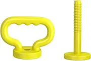 Perfeclan Adjustable Kettlebell Handle for Weight Plates Dumbbell Converter Kettlebell Grip for Sports Outdoor Travel Gym