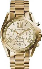 [Michael Kors] Women's Bradshaw Gold-Tone Watch