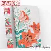 Paint By Numbers Kit Flower Abstract Beginner Draw Oil Kids Adult Wall DIY Home
