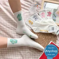 在飛比找蝦皮購物優惠-Anyshop 韓國襪 軟糖熊 水果熊 熊寶寶 愛心熊熊 卡