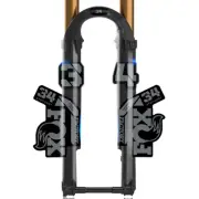 Fork Sticker for 2022 fox 34 SC MTB Bike Bicycle Fork Decals dark gray