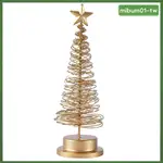 [MIBUMADTW] 聖誕樹燈螺旋聖誕樹帶 LED 燈桌面婚禮