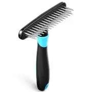 DOGI Deshedding Brush - Undercoat Rake for Dogs, Cats, Matted, Short, Blue