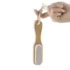 Wood Pumice Stone Foot Massage Brush Feet Exfoliating Remover Scrubber T-i- GS