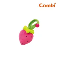 在飛比找PChome24h購物優惠-Combi 草莓布物手搖鈴