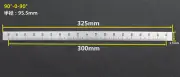 Milling Machine 90-0-90 Scale Ruler Sticking Aluminum Arc Scale Angle Ruler