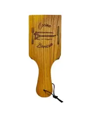 Cocina Boricua Tostonera/Puerto Rico. Nature wooden /Green Plantain Smasher .