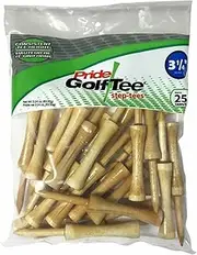 Pride Golf Tee - 3-1/4 inch Stepdown Tee - 25 Count