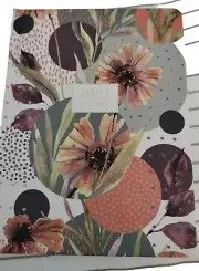 Scribble & Scribe Floral Wellness Journal Inhale Exhale Health 96 Tracker Pages