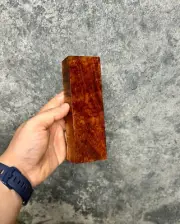 Pomelle Figured Western Myall Hardwood Block Wood Craft Turner Material #25