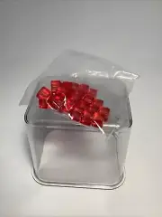 Red Board Game Cubes 8mm (25 Count)