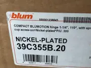 Blum 39C355B.20 Compact Blumotion Hinge (Lot of 50)