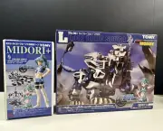 TOMY ZOIDS Generations Liger Blue Souga + Midori and Customize part