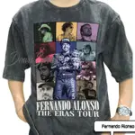 FERNANDO ALONSO FORMULA ONE RACER THE ERAS TOUR VINTAGE WASH