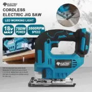 Electric Cordless 18V 3500RPM Brushles Jigsaw With Saw Blade Barrel Handle Tool