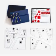 4/5pcs Creative Quilting Cutting Template Acrylic Hand Patchwork Ruler Practical