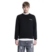 [PALM ANGELS] Maglione ricamato con logo classico Black