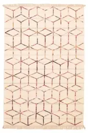Vintage Hand Woven Kilim Rug 5'1" x 8'0" Traditional Wool Carpet