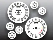 White Face Gauges for 1968-1974 Chevrolet Corvette Big Block Tach (for: Chevrolet)