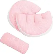 Abaodam Supple Side Sleeping Pillow Maternity Pillow for Prenatal and Postnatal Use Ergonomic Design for Comfort