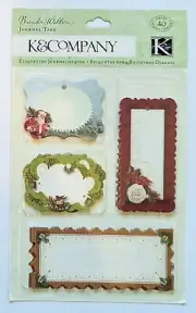 Brenda Walton Evergreen Christmas Cardstock Journal Tags K&Company PLEASE READ!