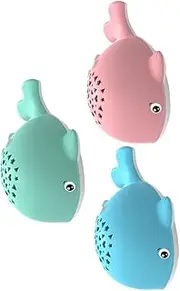 BCOATH 1PC Whale Shaped Storytelling Machine Educational with Sound and Light Effects Early Learning Musical Projector Safe Material for No Battery Needed Random Colors Random Color