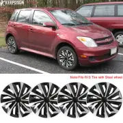 For Scion xA 2004-2006 15" Set of 4 Hubcaps Wheel Covers fits R15 Steel Wheel