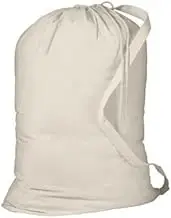 (Medium) - Heavy Canvas Laundry Bags W/Shoulder Strap (Small-Medium-Large) (Medium)