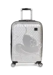 Disney 25in Silver Textured Mickey Mouse Hardside Spinner