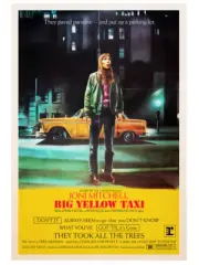 Joni Mitchell Big Yellow Taxi 18x24 by Todd Alcott Ltd Edition x/ Print MINT Art