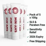 New Shy-NM Toothpaste 100g x 5 | SLS Paraben Free | Sensitivity Relief | 2026