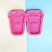 Bulk lot of 92 molds Coffee Cup key chain silicone mold