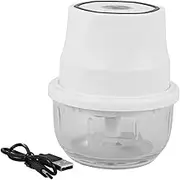 Electric Mini Food Chopper Garlic Puree Maker Garlic Chopper for Onion Pepper Easy to Clean Compact Kitchen Processor for Home and Outdoor Use