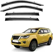 4Pcs Car Wind Deflectors for Nissan for Terra Mk1-D23 2018 2019 2020 2021 2022 2023, Side Window Ventilated Visors Rain Deflector