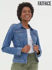 FatFace Tasha Blue Denim Jacket (449298) | $136