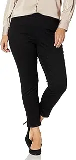[NYDJ] Women's Plus Size Pull ON Skinny Ankle Jean with Side Slits