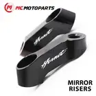 CNC BLACK Mirror Extenders Adapters For Honda CB 600F Hornet 97-08 09 10 11 12