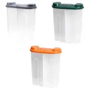 2500ml 2 Storage Container Crisper Box Grain Sealed