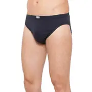 Holeproof Cotton Rib Mens Briefs Jocks Undies Underwear NAV Navy MZTO1A
