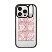 iPhone 16 Pro Impact Ring Stand Case MagSafe Compatible COMIC GIRL