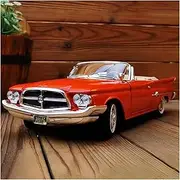 Decorative Car Model 1:18 for 1960 300F Vintage Die-cast Alloy Car Models Suitable for Collection Give to The Elderly Perfect for Gifting(Red)