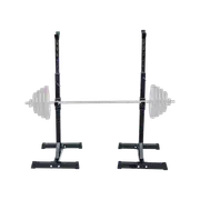 RTM Pair of Adjustable Squat Rack Steel Barbell Stand