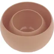 Guyot Designs Space-Saving Squishy Nesting Bowls Set 26oz Bowl & 9oz Cup Tan