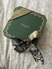 Jo Malone BRIT COLLECTION Hard-Sided Home Decor Jewelry Box w/Gift Bow NEW! Rare