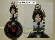 Naruto Keychain Figure with Bell Sasuke US Seller Bandai