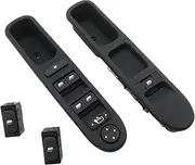 4PCS Automobile Electric Door Switch Window Control Glass-Frame Riser 6554.KT Compatible for Peugeot 307 307CC 307SW 2000-2007
