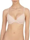 Natori Sheer Glamour Contour Underwire Bra Women's 38C Light Mocha Hook & Eye
