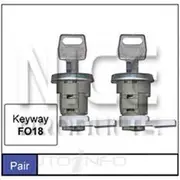 Nice Door Lock Barrel - Pair, NDL66B