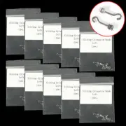 1-10bags Dental Orthodontic Sliding Crimpable Hook Long Curved Left Hook USA